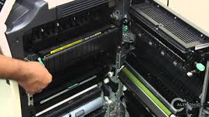 The coordinated printer toner loop device reuses just as reuses toner particles that have really not remained with the paper, which will unquestionably ration money on printer toner. How To Remove A Paper Jam On Your Konica Minolta Bizhub Youtube