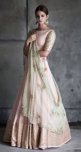 Peach And Mint Green Lehenga Blouse Indian Bridesmaid Outfit Etsy Indian Bridal Fashion Indian Outfits Indian Wedding Dress