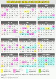 Kalendar cuti umum 2018 johor. Kalender Dh Keluar Harmoni Homestay Bandar Tenggara Facebook