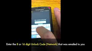 Encender el teléfono con una tarjeta sim no aceptada por el dispositivo, es decir . Unlock Sony Ericsson Phones Cellunlocker Net