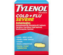 Tylenol Cold Flu Severe Caplets Capletas Tylenol