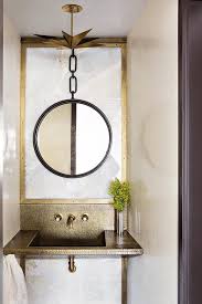 Vintage Light Powder Room Design Interior Inspiration Bathroom Inspiration