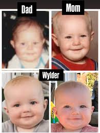 😍🥰😅 I think Wylders got Patrick's head shape, my eyes- and I think we  both blessed him with a big dome. 😆🤪