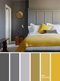 Blue Grey Mustard With Gold Accents