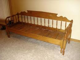Vintage Antique Daybed Antique Spindle Type Pull Out Galena Daybed Circa 1880 S Jenny Lind Style Victorian Primitive Antique Daybed Antique Daybed Daybed Design Daybed With Storage