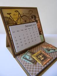 Stampin Connection Diy Desk Calendar Calendar Craft Mini Calendars