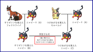 ポケモン 遺伝 技