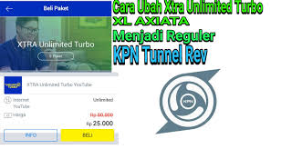Di mana xl paket internet ini dapat diaktivasi melalui call center. Cara Merubah Xtra Unlimited Turbo Youtube Xl Menjadi Reguler Versi Kpn Tunnel Rev Klikinfo