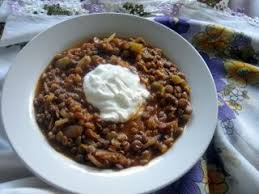 Binnur S Turkish Cookbook Green Lentil Stew With Ground Beef Lentil Stew Green Lentils Beef Lentil Stew