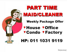 We require a part time accountant to handle monthly bookeeping and payroll for small company in georgetown, penang, malaysia. Part Maid Service Cleaning Services Kl Selangor Penang Both Cleaning Services Maids For Sale In Old Klang Road Kuala Lumpur Sheryna Com My Mobile 762111