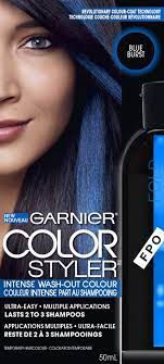 Try cool reds, such as those with burgundy tones. Garnier Hair Color Color Styler Intense Wash Out Color Blue Burst Buy Online In Andorra At Andorra Desertcart Com Productid 7135445
