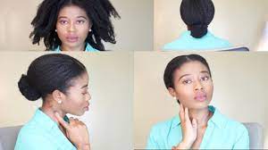 Bad Hair Day Sleek Low Bun Without Brush Combs On 4c Natural Hair Natural Hair Styles 4c Natural Hair Hair Day