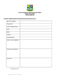 Pentaksiran bilik darjah (pbd) merupakan pentaksiran yang berterusan dalam sesi pengajaran dan pembelajaran bagi mendapatkan maklumat tentang perkembangan, kemajuan, kebolehan dan pencapaian murid. Borang Laporan Pementoran Pbs