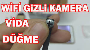 Wifi Ip Vida Dugme Gorunumlu Uzaktan Izlenebilir Gizli Kamera Youtube