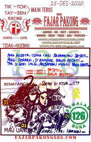 Bandar Pakong 888 25 Desember 2020 Fajar Pakong 888 Sgp48 Sgp49 Hkpools