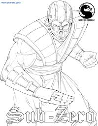 Dc universe, kano's ending shows him turning into the mortal kombat equivalent of the joker as the kombat rage drives him insane. Mortal Kombat Coloring Pages 110 Printable Coloring Pages