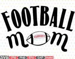 Download Football Mom Svg Clipart School Spirit Sports Mom Sport Football Silhouette 697s