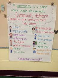 Community Helpers Anchor Chart Community Helpers Preschool