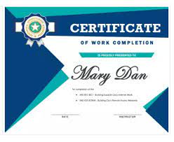 Silahkan di download bagi yang membutuhkan. 18 Free Certificate Of Completion Templates Utemplates