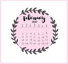 Printable February 2020 Floral Calendar In 2020 October Calendar Calendar Wallpaper February Calendar