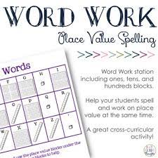 Error, go to the next step. Place Value Spelling By 3rd Grade Thoughts Teachers Pay Teachers