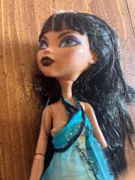 2008 Monster High 11 Cleo De Nile Doll + Accessories Needs Parts