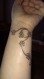 Daisy tattoos on waist and ankle. Best 30 Chain Daisy Tattoo Design Ideas Daisy Chain Tattoo Daisy Tattoo Chain Tattoo