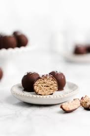 Flax eggs add extra healthy fats and make us eat less animal products. Healthy Snickerdoodle Cookie Dough Truffles Amy S Healthy Baking