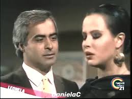 Il momento del confronto dopo il bacio tra PedroLuis e Leonela .. , Una  meravigliosa interpretazione di Mayra Alejandra e Carlos Olivier in Leonela  , RCTV 1984