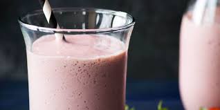 Milkshake Sante Aux Fraises K Pour Katrine Recipe Glass Of Milk Food Gluten