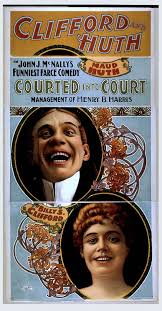 Clifford and Huth in John J. McNally's funniest farce comedy, Courted into  court