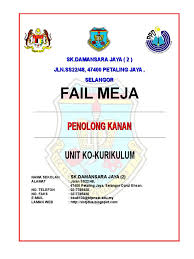 Pengurusan murid guru penolong kanan pentadbiran memantau pelaksanaan program dan aktiviti pengurusan prasekolah di peringkat sekolah. Fail Meja Penolong Kanan Unit Ko Kurikulum