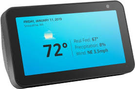 Amazon Echo Show 5 Smart Display With Alexa Charcoal B07hzlhpkp Best Buy Amazon Echo Smart Alarm Cool Things To Buy
