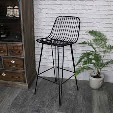 Tall Black Metal Wire Bar Stool Interiordecor Homedecor Interiors Myhome Instahome Instagram Scandinavia Bar Stools Bar Stool Chairs Black Metal Chairs