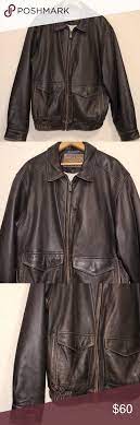 Sonoma Jean Company Genuine Brown Leather Jacket Sonoma Jean Company Men S Genuine Brown Leather Jacket Size L Sonoma Jeans Brown Leather Jacket Clothes Design