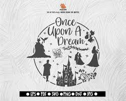 Once Upon A Dream Disney Club Sleeping Beauty Clipart Svg Disney Digital File Download Dxf Eps Png Jepg Svg Png Disney Silhouettes Beauty Decals Sleeping Beauty Art