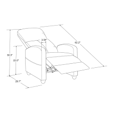 Relax A Lounger Aspen Recliner Black Microfiber Walmart Com In 2020 Lounger Microfiber Theater Chairs