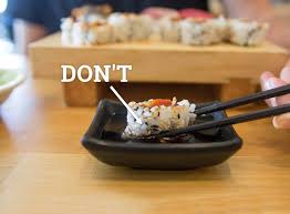 A less common example that i discovered was i use chopsticks because i'm asian and grew up with them, but i don't think it's necessary for. Dos And Don Ts Of Sushi Sushi Etiquette Thrillist