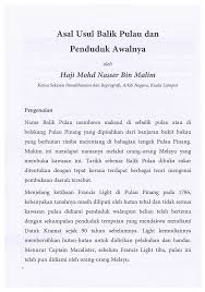 Jerantut juga memiliki nama yang sama bagi daerahnya. Http Eprints Usm My 37647 1 Asal Usul Balik Pulau Dan Penduduk Awalnya Pdf