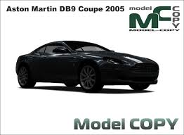 Aston Martin Db9 Coupe 2005 3d Model Aston Martin Coupe Aston