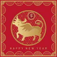 2021 Card 9 Happy Chinese New 2021 Year Year Of The Ox Chinese Characters T Sponsored Chinese New Year Design New Year Card Design Chinese New Year Poster