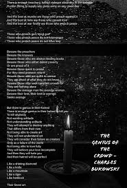 The Genius Of The Crowd Charles Bukowski Bukowski Charles Bukowski Greek Quotes