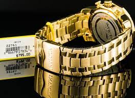 Invicta Pro Diver Chronograph Flame Fusion 18kt Gold-plated Bracelet Men's  Watch for sale online | eBay