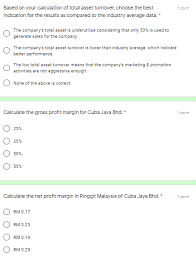 Home malaysia plastics and rubber products manufacturing profit point manufacturing sdn bhd. Solved Cuba Jaya Berhad S Statement Of Profit Or Loss For Chegg Com
