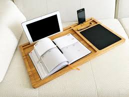 Lap Desk Oak Wood Laptop Stand Christmas Gift For Father Etsy In 2020 Lap Desk Portable Laptop Desk Laptop Stand