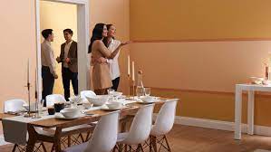 L' aménagement salon salle à manger harmonieux est dû aux couleurs neutres et aux accents de l' aménagement salon salle à manger réussi, suit quelques règles de base utiles et pratiques. 7 Idees Incroyables De Couleurs De Salle A Manger Pour Impressionner Vos Convives Peintures De Couleurs Pour Les Interieurs Et Les Exterieurs Idees Deco Dulux Valentine
