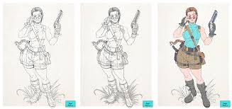 Lara after those skulls again. Lara Croft Tomb Raider Fan Art On Behance