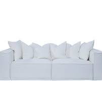 Kain linen penutup yang bisa dilepas sofa dengan penutup yang bisa dicuci  putih