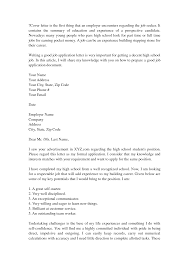 High School Student Sample Cover Letter Cover Letter For Resume Resume Cover Letter Examples High School Resume