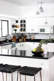 Quick Bedroom Makeover In Less Than 24 Hours Love Create Celebrate In 2020 Modern Black Kitchen Replacing Kitchen Countertops Modern Kitchen